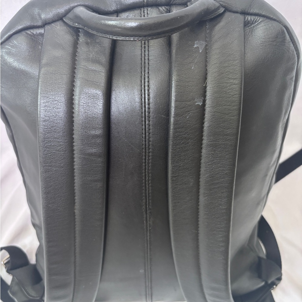 Coach Embossed Black Backpack - Picture 9 of 11